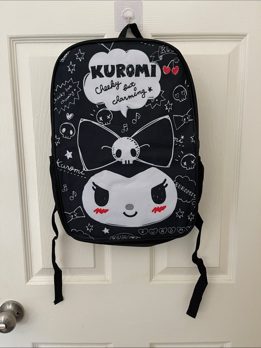 💜 Kuromi Kids Black Character Backpack, lunch bag & pencil case